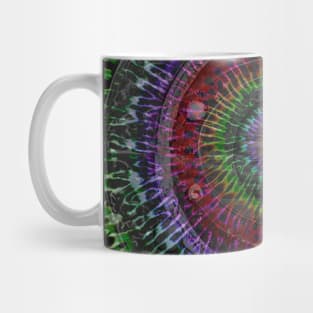 Earth color tie dye mandala hippie dead head phish lot Mug